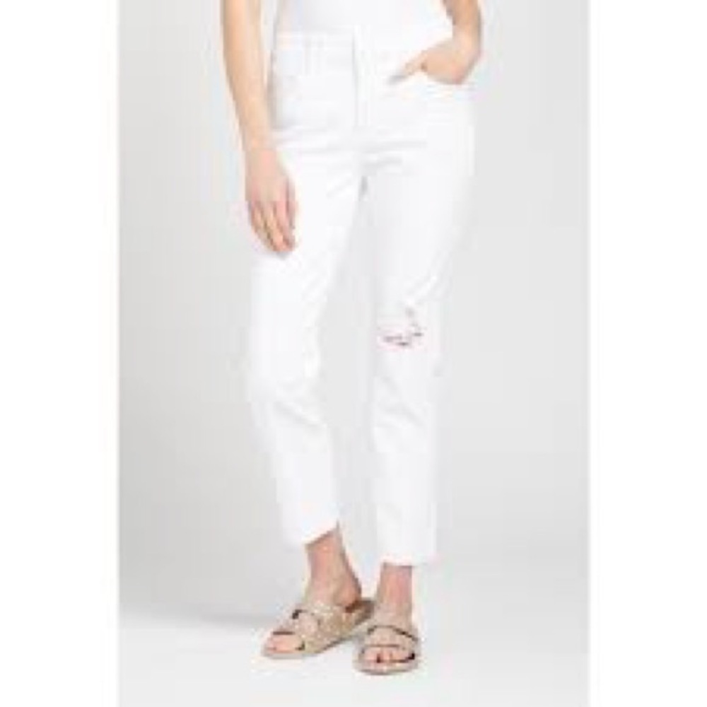 Kut from the Kloth White Cropped Jeans - Picture 2 of 9